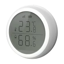 Tuya Zigbee Sensor De Temperatura E Umidade C/ Visor Lcd