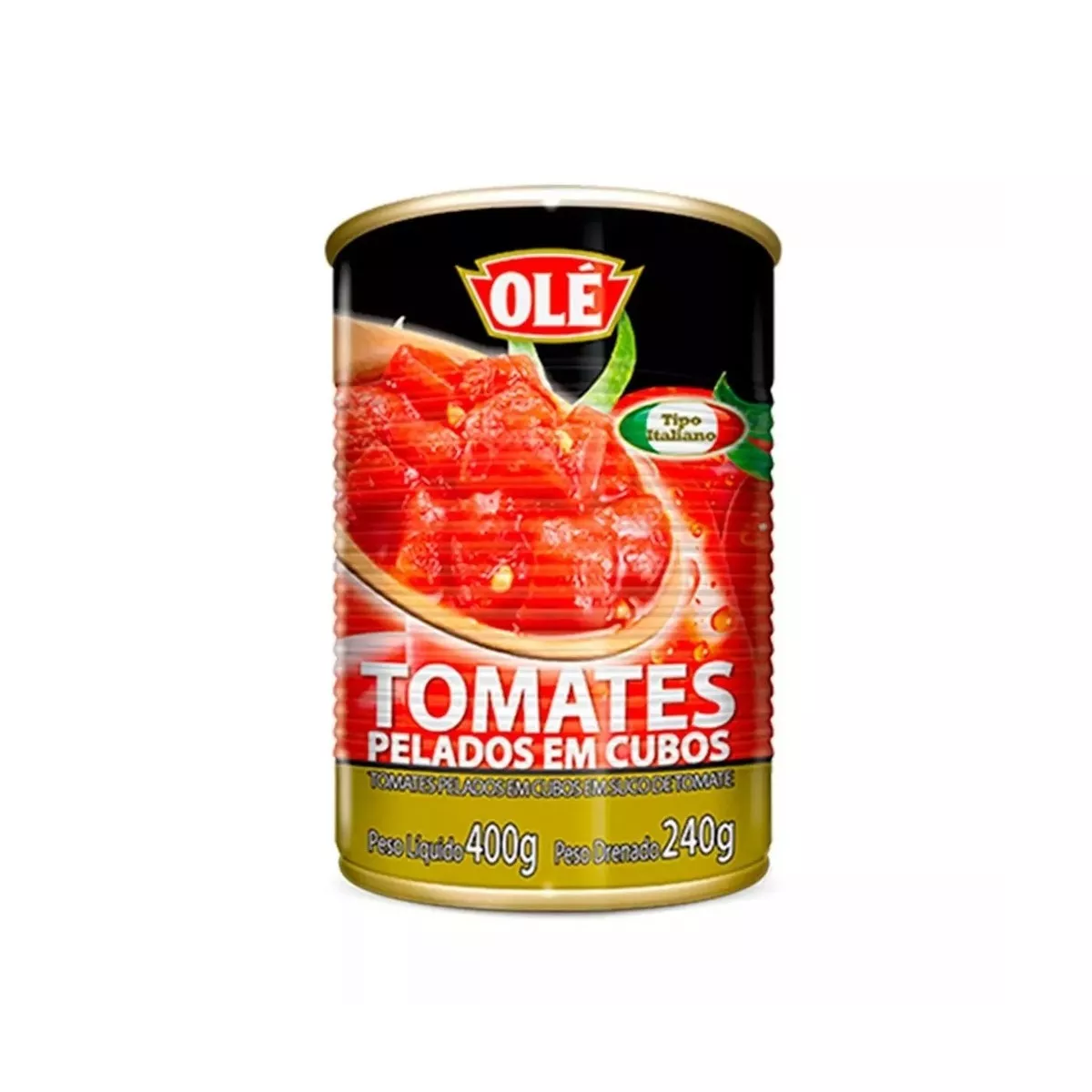 Tomate Pelado Em Cubos Olé Lata 240g