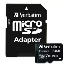 Memoria Verbatim 64 Gb V 10 U 1 Microsdxc Envio Inmediato