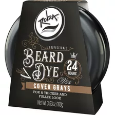 Rolda Beard Dye Black 100g Cera Berbero Barberia Peluqueria