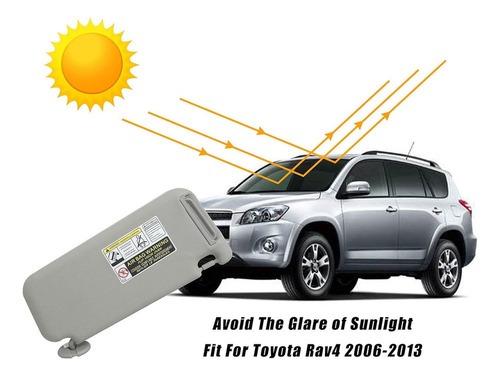 For Visera Parasol Para Toyota Rav4 2006-2013 Lado Conductor Foto 5