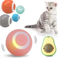 Bola Brinquedo Interativo Gato Usb Recarregável Cor Azul