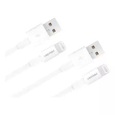 2 Cables Lightning Compatible Con iPhone 7 8 Xr 11 12 13 Pro