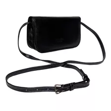 Bolsa Feminina Crossbody Em Couro Legitimo Divisorias Dentro