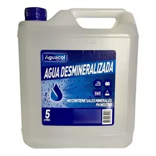 Agua Desmineralizada Destilada Bidón 5l Aguacol // Ecban 