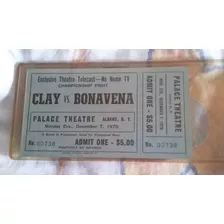 Ingresso Luta Muhamed Ali ( Casius Clay )