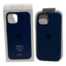 Capinha Do iPhone 15 Azul-escuro 