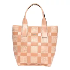 Bolsa Couro Griffazzi Shopping Bag Nude