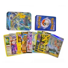 Cartas Pokemon Estuche Metalico X40 Cartas Aleatorias