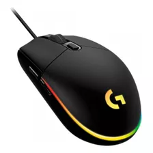 Mouse Gamer Logitech G203 Lightsync - Preto - 910-005793