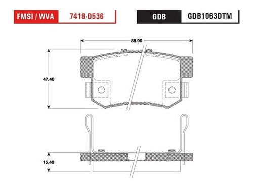 Kit Balatas Delantera Trasera Ceramica Trw Acura Rl 2004 Foto 3