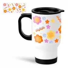 Termo Viajero Tae53 Good Vibes Café Regalo Detalle 16 Oz. 