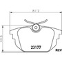 Balatas Disco  Trasera Para Alfa Romeo 145   2001