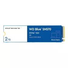 Ssd Western Digital Blue Sn570 2tb Nvme M.2 2280 Wds200t3b0c