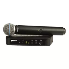 Shure Blx24/b58 Sistema Inalámbrico Con Micrófono De Mano Color Negro
