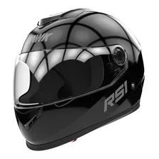 Casco Para Moto Integral Hawk Rs1 Negro Brillante Talle L 