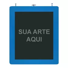 Quadro Gravado 40x50 Silkscreen Serigrafia Com Sua Arte 1un