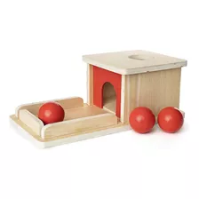 Montessori - Caja De Permanencia De Objetos, Bandeja De Jug.