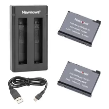 Newmowa Bateria De Repuesto (paquete De 2) Y Cargador Usb Du