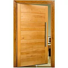 Folha De Porta De Madeira Maciça 2,10x1,22 Natural Oferta