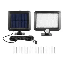 Luz Solar Luminária Com Sensor 56 Leds Luz Potente 