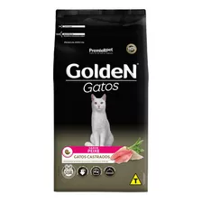 Ração Premier Golden P/ Gatos Adultos Castrados Peixe 10,1kg