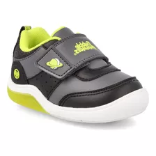 Zapatilla Niño Luces Bubblegummers Tokio Negro