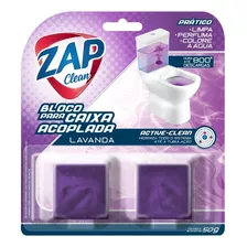 2 Un. Tablete Sanitário P/ Caixa Acoplada Zap Clean Lavanda
