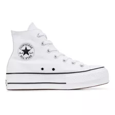 Zapatilla Converse Chuck Taylor Hi Plataforma Mujer Blanco