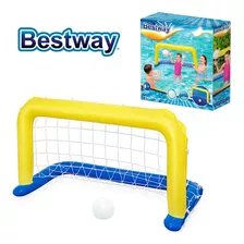 Gol Golzinho Trave Inflável Piscina Futebol E Polo Bestway Cor Sortidas