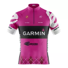 Camisa Ciclismo Mtb Feminina Garmim Rosa Tamanho Gg Original