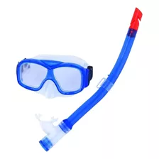 Set Kit Máscara + Snorkel Buceo Zcubazone Natación Mvd Sport