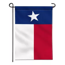 Bandera De Jardín Premium De Doble Cara, Estado De Tex...