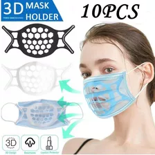 Suporte Para Máscara 3d, Respirável, 10pcs, Silico