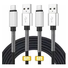 Cyvensmart Cable De Carga Usb C 3 Unidades, 19.7 Pies, 10 Pi