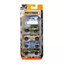 Matchbox Camiones De Camuflaje Hummer Ford Paquete De 5