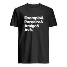 Camiseta Vovô Personalizada Presente Avô Parceiro 