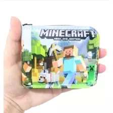 Carteira Infantil Minecraft Para Meninos 