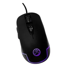 Mouse Gamer Usb Com Iluminação Led Cor Preto