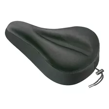 Funda Cubre Asiento Acolchada Gel Bicicleta Antiprostatico Color Negro