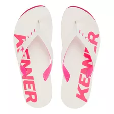 Sandália Kenner Red Masculino Original Branco E Rosa