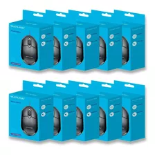 Mouse Para Pc Óptico Usb 1200dpi Atacado/revenda Kit Com 10