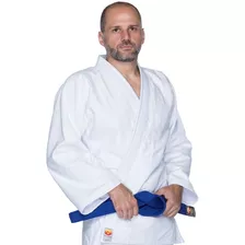 Kimono Judo Trançado Adulto Branco