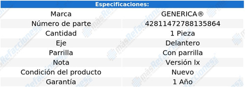 Defensa Delantera Windstar 1999-2000-2001-2002-2003 Lx Grt Foto 2