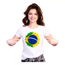 Camisa Tshirt Girassol Brasil Envio Imediato Moda Feminina