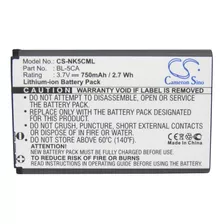 Batería Para Nokia 1100 Nk5cml 750mah 3.7v Li-ion