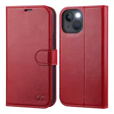 Funda Ocase Para iPhone 14 Plus Wallet Red