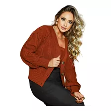 Conjuntinho Casaquinho E Blusinha Moda Inverno Tricô Twinset