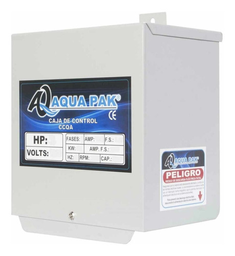 Caja De Control Aqua Pak Para Motor Sumergible 5hp, 1f, 230v