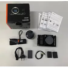 Câmera Sony A6500 20k Clicks + Lente + 2 Baterias + Cage